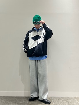 「アイテム（ナイロンジャケット）」を使った、yumaさん（メンズ・170cm）の秋コーディネート