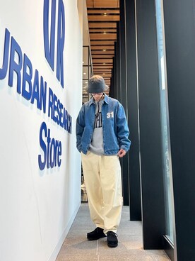 「URBAN RESEARCH Sonny Label（アーバンリサーチサニーレーベル）のアイテム（ジャケット/アウター）」を使った、ユーマさん（メンズ・170cm）の春コーディネート