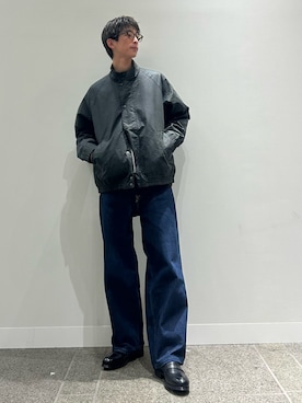 「URBAN RESEARCH」｜「アイテム（ブルゾン）」を使った、yumaさん（メンズ・170cm）の冬コーディネート