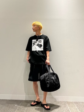 「アイテム（トートバッグ）」を使った、yumaさん（メンズ・170cm）の夏コーディネート