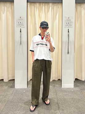 「サッカー」｜ユーマさん（メンズ・170cm）の春コーディネート