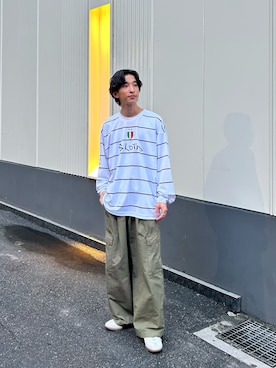 「LOTTO（ロット）のアイテム」を使った、SAITOさん（メンズ・170cm）の秋コーディネート