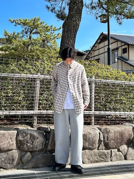 「URBAN RESEARCH Sonny Label（アーバンリサーチサニーレーベル）のアイテム（パンツ）」を使った、yumaさん（メンズ・170cm）の春コーディネート