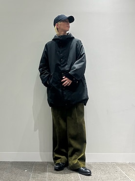 「Barbour（バブアー）の『別注』Barbour×DOORS　HOODED COAT（その他アウター）」を使った、yumaさん（メンズ・170cm・20代）の秋コーディネート