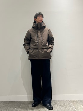 「URBAN RESEARCH DOORS（アーバンリサーチドアーズ）のLIFE STYLE TAILOR　マルチスペックコインローファー（ドレスシューズ）」を使った、yumaさん（メンズ・170cm）の冬コーディネート