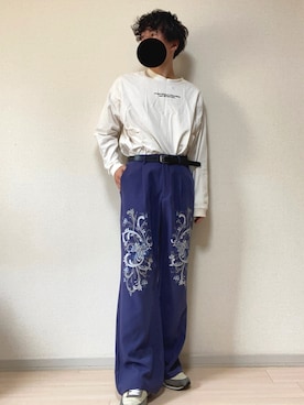 「kutir」｜あつとさん（メンズ・171cm）の春コーディネート