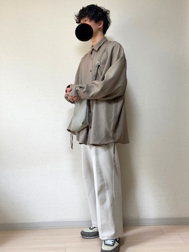 「kutir」｜あつとさん（メンズ・171cm）の春コーディネート