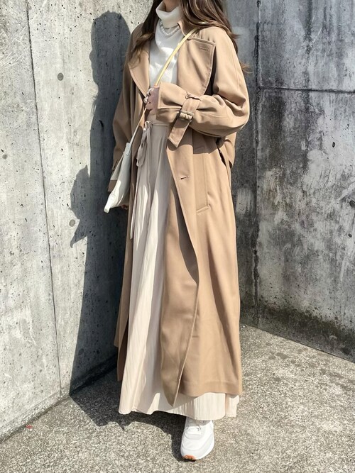 Yumiko Babyloneのトレンチコートを使ったコーディネート Wear