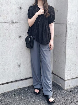 「Ayla（アイラ）のアイテム」を使った、yumikoさん（レディース・158cm）の夏コーディネート