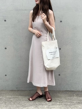 「amel（エイメル）のアイテム」を使った、yumikoさん（レディース・158cm）の夏コーディネート