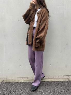 「Acne Studios（アクネストゥディオズ）の＜Acne Studios＞リバースロゴTシャツΨо（Tシャツ/カットソー）」を使った、yumikoさん（レディース・158cm）の秋コーディネート