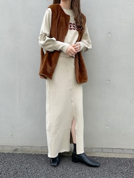 yumikoさん（レディース・158cm）の秋コーディネート