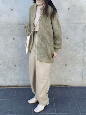 「CLANE（クラネ）のアイテム」を使った、yumikoさん（レディース・158cm）の冬コーディネート