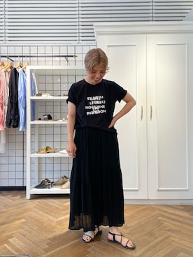 「アイテム（Tシャツ/カットソー）」を使った、RANAさん（レディース・156cm）の夏コーディネート