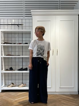 「アイテム（ポーチ）」を使った、RANAさん（レディース・156cm）の冬コーディネート