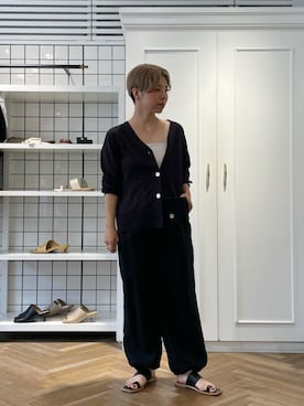 「アイテム（トップス）」を使った、RANAさん（レディース・156cm）の夏コーディネート