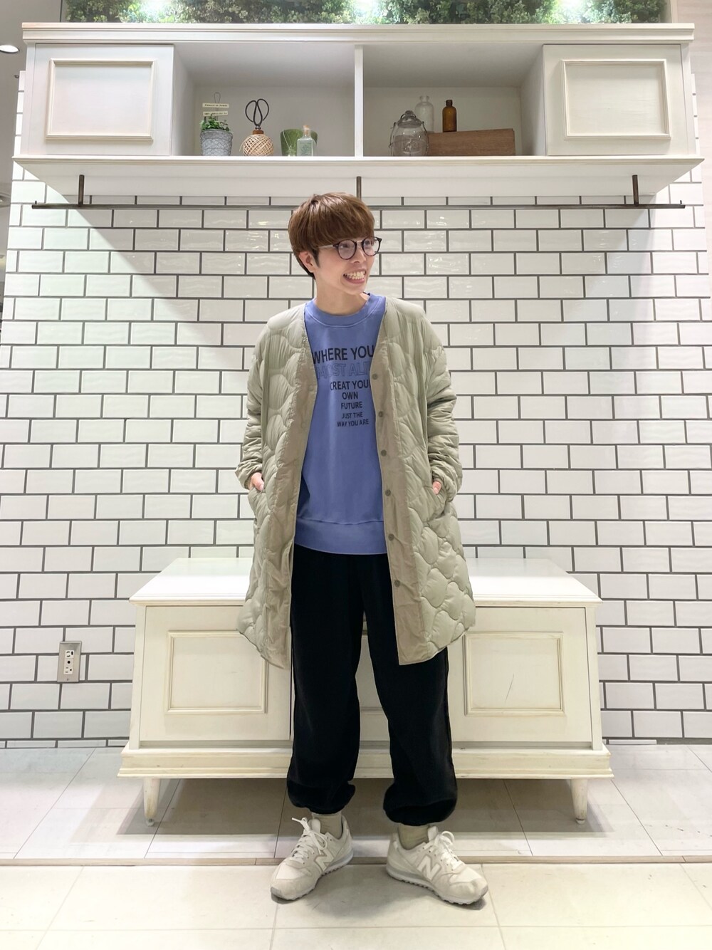 RANAさんの「フレンチダックライトダウン リバーシブルジャケット（PUAL CE CIN）」を使ったコーディネートの1枚目の写真