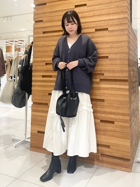 「アイテム（雑貨/ホビー）」を使った、nanaさん（レディース・162cm）の秋コーディネート