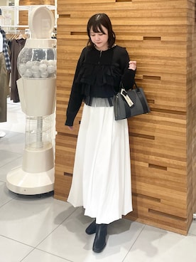 「RODE SKO（ロデスコ）のアイテム」を使った、nanaさん（レディース・162cm）の秋コーディネート