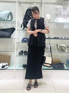 「イエベ」｜「アイテム（その他トップス）」を使った、nanaさん（レディース・160cm）の夏コーディネート