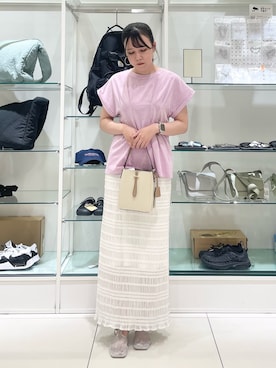 「RODE SKO」｜「アイテム（サンダル）」を使った、nanaさん（レディース・160cm）の夏コーディネート