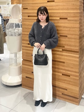 「アイテム（ショルダーバッグ）」を使った、nanaさん（レディース・162cm）の秋コーディネート