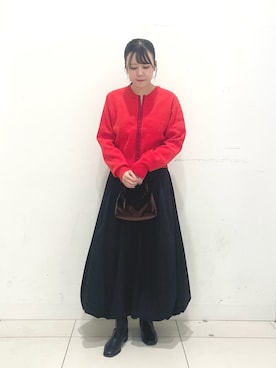 「綺麗めコーデ」｜「アイテム（ブーツ）」を使った、nanaさん（レディース・160cm）の秋コーディネート