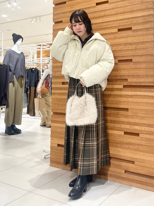 ジャケット・アウター Sareee セール】ビッグカラーショートパフジャケット（ダウンジャケット