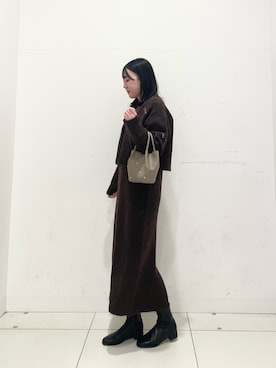 nanaさん（レディース・160cm）の冬コーディネート
