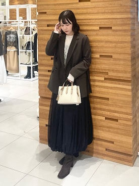 「アイテム（その他アウター）」を使った、nanaさん（レディース・162cm）の秋コーディネート