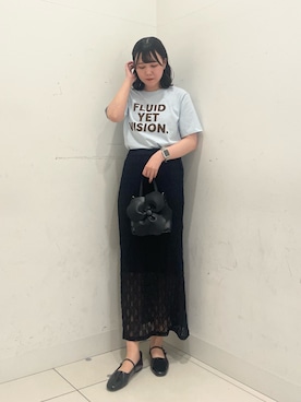 「RODE SKO（ロデスコ）のアイテム」を使った、nanaさん（レディース・162cm）の春コーディネート