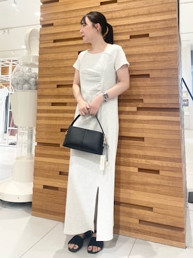 「RODE SKO（ロデスコ）のアイテム（サンダル）」を使った、nanaさん（レディース・162cm）の夏コーディネート