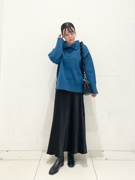 「綺麗めコーデ」｜「アイテム（ブーツ）」を使った、nanaさん（レディース・160cm）の秋コーディネート