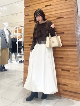 nanaさん（レディース・162cm）の冬コーディネート