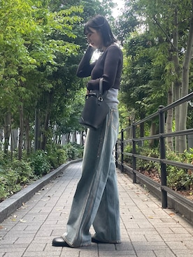 「アイテム（スリッポン）」を使った、nanaさん（骨格ストレート・レディース・162cm）の秋コーディネート