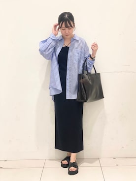 「やや暑い」｜nanaさん（レディース・162cm）の夏コーディネート