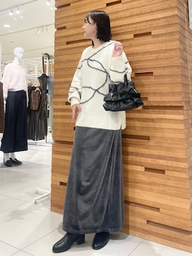 「SENSE OF PLACE by URBAN RESEARCH（センスオブプレイスバイアーバンリサーチ）のアイテム」を使った、nanaさん（レディース・162cm）の秋コーディネート