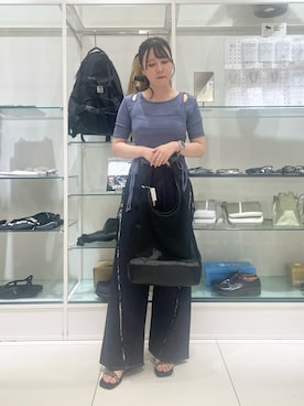 「HEYUMM」｜nanaさん（レディース・160cm）の夏コーディネート