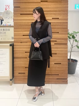 「SENSE OF PLACE by URBAN RESEARCH（センスオブプレイスバイアーバンリサーチ）のアイテム（その他アウター）」を使った、nanaさん（レディース・160cm）の夏コーディネート