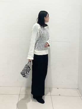 「SENSE OF PLACE by URBAN RESEARCH（センスオブプレイスバイアーバンリサーチ）のアイテム（ブーツ）」を使った、nanaさん（レディース・160cm）の冬コーディネート