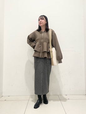 nanaさん（レディース・160cm）の冬コーディネート