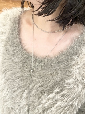 「SENSEOFPLACE」｜「アイテム（アクセサリー）」を使った、nanaさん（レディース・162cm）の秋コーディネート