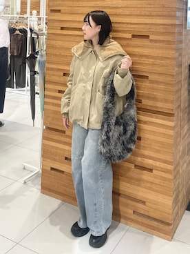 「SENSEOFPLACE」｜nanaさん（レディース・162cm）の秋コーディネート