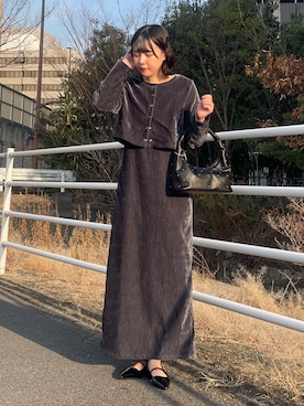 nanaさん（レディース・162cm）の冬コーディネート