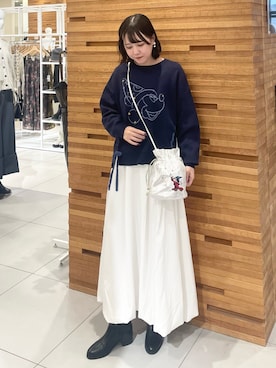 「アイテム（その他雑貨）」を使った、nanaさん（レディース・162cm）の秋コーディネート