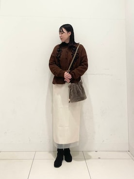 nanaさん(レディース・162cm)の冬コーディネート