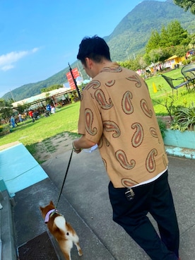 「アイテム（スラックス）」を使った、大塚 航平さん（メンズ・175cm・20代）の夏コーディネート