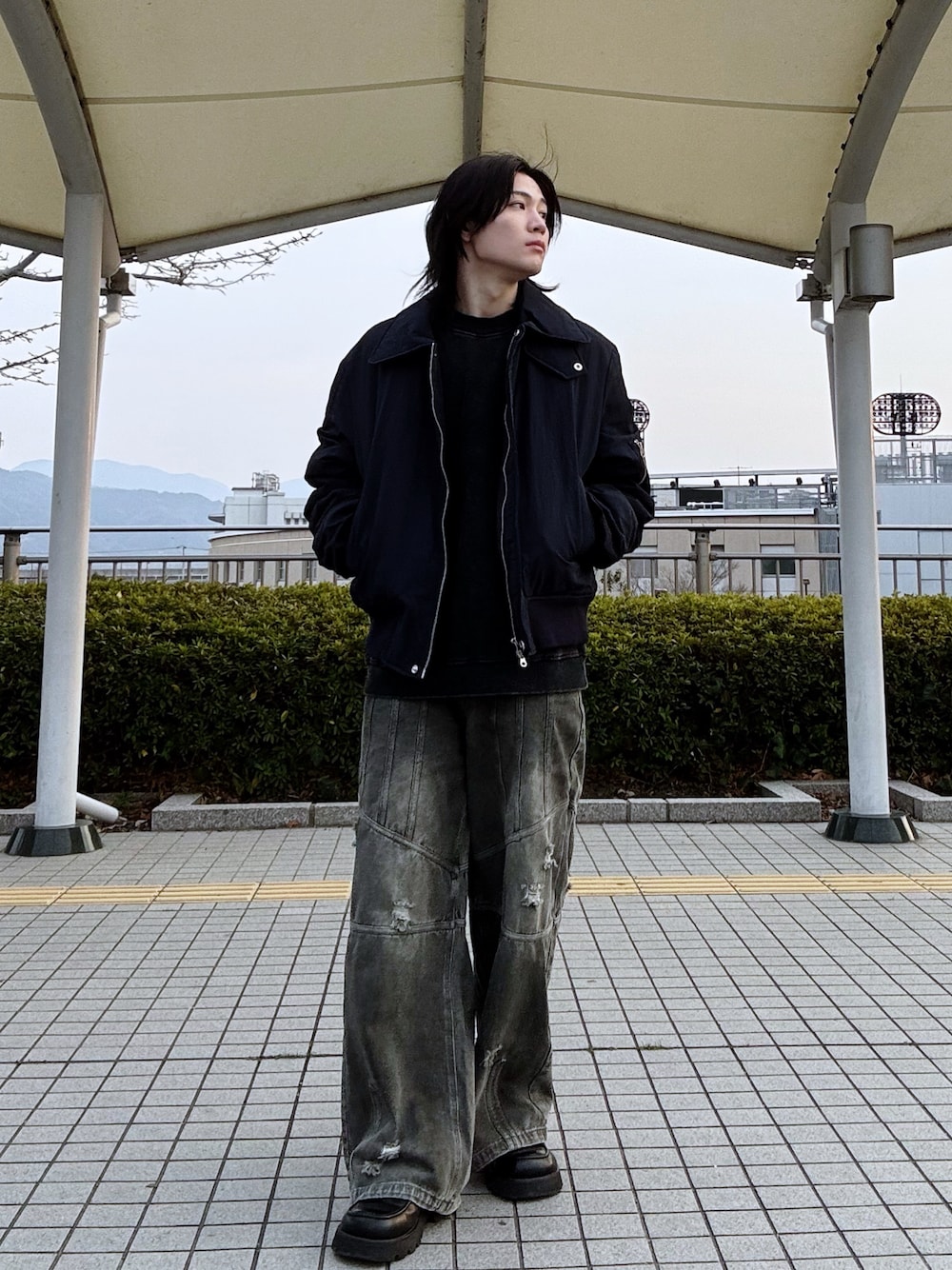 MA-1を使った「韓国ストリート」のメンズ人気ファッション