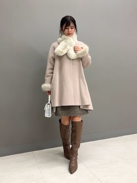 PROPORTION STAFFさん（レディース・159cm）の冬コーディネート