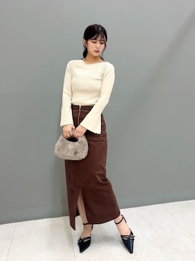 「アイテム（パンプス）」を使った、PROPORTION STAFFさん（レディース・159cm）の秋コーディネート